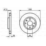 Bosch Δισκόπλακα - 0 986 479 229