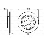 Bosch Δισκόπλακα - 0 986 479 C69