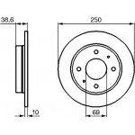 Bosch Δισκόπλακα - 0 986 479 236