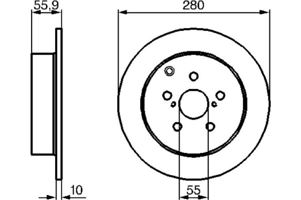 Bosch Δισκόπλακα - 0 986 479 242
