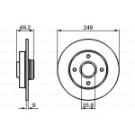 Bosch Δισκόπλακα - 0 986 479 255