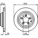 Bosch Δισκόπλακα - 0 986 479 259
