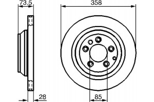Bosch Δισκόπλακα - 0 986 479 259