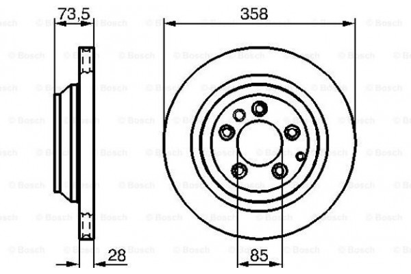 Bosch Δισκόπλακα - 0 986 479 259