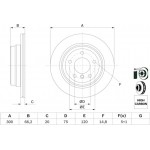Bosch Δισκόπλακα - 0 986 479 263