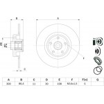 Bosch Δισκόπλακα - 0 986 479 276