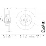 Bosch Δισκόπλακα - 0 986 479 278