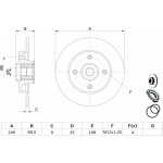 Bosch Δισκόπλακα - 0 986 479 279