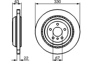 Bosch Δισκόπλακα - 0 986 479 285