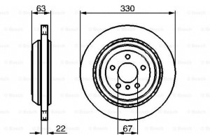 Bosch Δισκόπλακα - 0 986 479 285