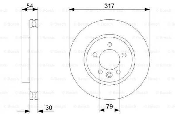 Bosch Δισκόπλακα - 0 986 479 287