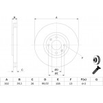 Bosch Δισκόπλακα - 0 986 479 288