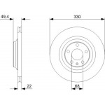 Bosch Δισκόπλακα - 0 986 479 299
