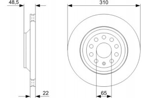 Bosch Δισκόπλακα - 0 986 479 303