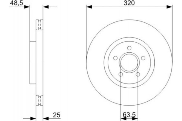Bosch Δισκόπλακα - 0 986 479 310