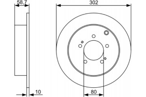 Bosch Δισκόπλακα - 0 986 479 318