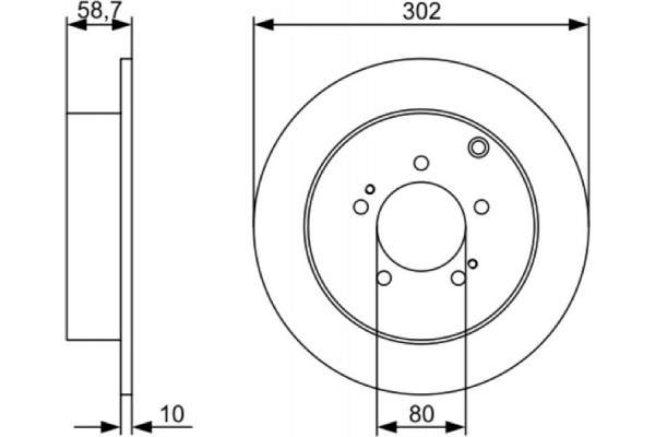 Bosch Δισκόπλακα - 0 986 479 318