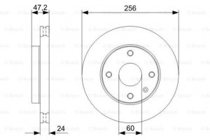 Bosch Δισκόπλακα - 0 986 479 328
