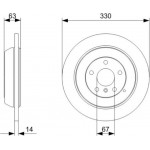 Bosch Δισκόπλακα - 0 986 479 330