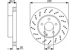 Bosch Δισκόπλακα - 0 986 479 331
