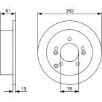 Bosch Δισκόπλακα - 0 986 479 C03 Bosch Δισκόπλακα - 0 986 479 C03