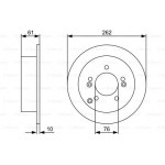 Bosch Δισκόπλακα - 0 986 479 C03
