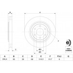Bosch Δισκόπλακα - 0 986 479 356 Bosch Δισκόπλακα - 0 986 479 356