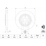 Bosch Δισκόπλακα - 0 986 479 357