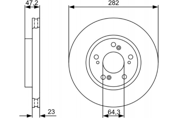 Bosch Δισκόπλακα - 0 986 479 365