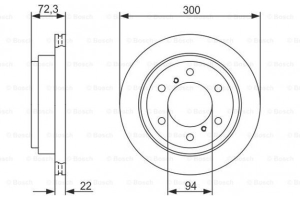 Bosch Δισκόπλακα - 0 986 479 373