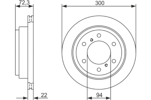 Bosch Δισκόπλακα - 0 986 479 373