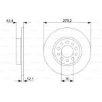 Bosch Δισκόπλακα - 0 986 479 378