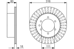 Bosch Δισκόπλακα - 0 986 479 385