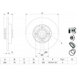 Bosch Δισκόπλακα - 0 986 479 387
