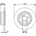 Bosch Δισκόπλακα - 0 986 479 396