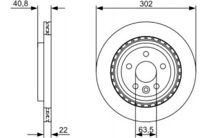 Bosch Δισκόπλακα - 0 986 479 398