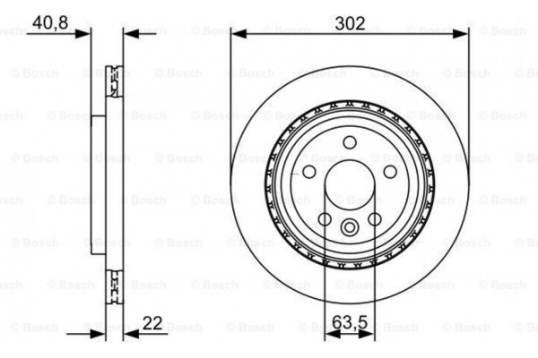 Bosch Δισκόπλακα - 0 986 479 398