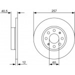 Bosch Δισκόπλακα - 0 986 479 402