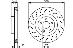 Bosch Δισκόπλακα - 0 986 479 412