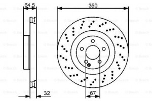 Bosch Δισκόπλακα - 0 986 479 412