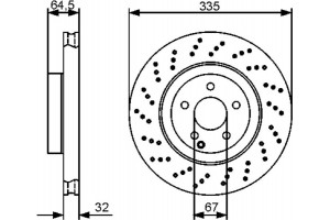 Bosch Δισκόπλακα - 0 986 479 413