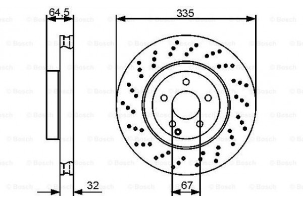 Bosch Δισκόπλακα - 0 986 479 413