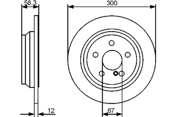Bosch Δισκόπλακα - 0 986 479 414