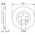 Bosch Δισκόπλακα - 0 986 479 415
