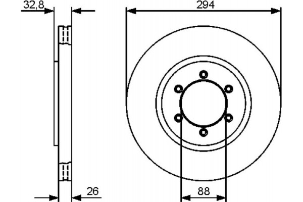 Bosch Δισκόπλακα - 0 986 479 416