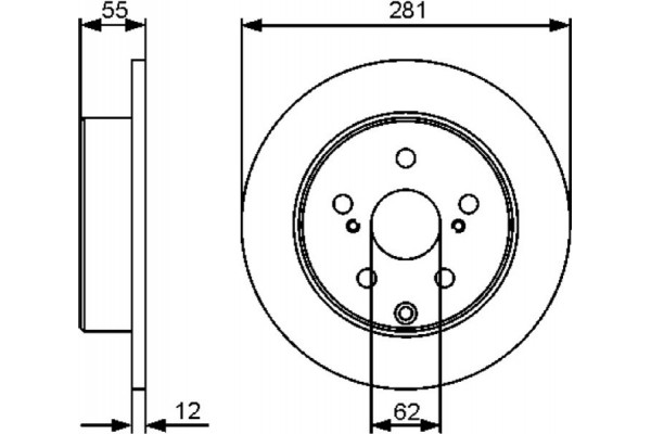 Bosch Δισκόπλακα - 0 986 479 419