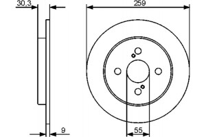 Bosch Δισκόπλακα - 0 986 479 420