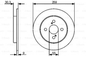 Bosch Δισκόπλακα - 0 986 479 420