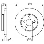Bosch Δισκόπλακα - 0 986 479 425