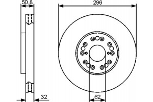 Bosch Δισκόπλακα - 0 986 479 429